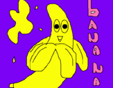 Dibuix Banana pintat per laura i marta