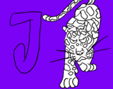 Dibuix Jaguar pintat per ñpkiñplj