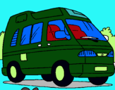 Dibuix Caravana compacta  pintat per JOAN