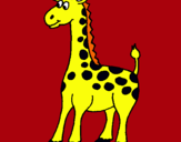 Dibuix Girafa pintat per núria