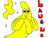 Dibuix Banana pintat per raul