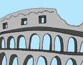Dibuix Coliseu pintat per @IT@N@
