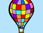 Dibuix Globus aerostàtic pintat per DANIEL