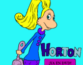Dibuix Horton - Sally O'Maley pintat per anònim