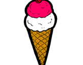 Dibuix Cucurutxo de gelat pintat per kevin