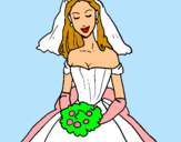 Dibuix Núvia pintat per cristina m.m.