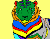 Dibuix Tigre pintat per NIL