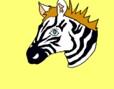 Dibuix Zebra II pintat per LIAM