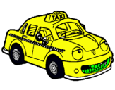 Dibuix Herbie taxista pintat per JORDI EC