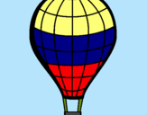 Dibuix Globus aerostàtic pintat per Juan