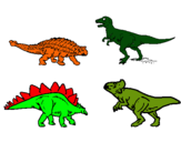 Dibuix Dinosauris de terra pintat per albert     rossettl