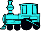 Dibuix Tren pintat per MARC P