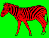 Dibuix Zebra pintat per RAUL TORNADO