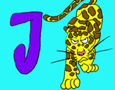 Dibuix Jaguar pintat per júlia duarte pascual