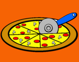 Dibuix Pizza pintat per Pol de la T