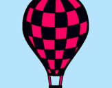 Dibuix Globus aerostàtic pintat per maria fernanda portel