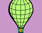 Dibuix Globus aerostàtic pintat per joel