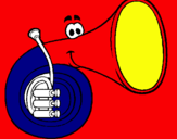 Dibuix Trompa pintat per Ferran