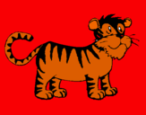 Dibuix Tigre pintat per Raimon