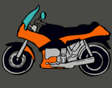 Dibuix Motocicleta pintat per ale