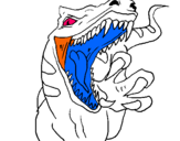 Dibuix Velociraptor II pintat per las4 .qwawwd r.r 