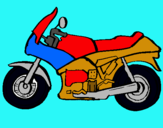 Dibuix Motocicleta pintat per Roger