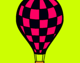 Dibuix Globus aerostàtic pintat per yasmin