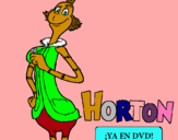 Dibuix Horton - Alcalde pintat per denise