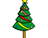 Dibuix Arbre de nadal II  pintat per arbre de Nadal