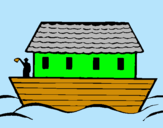 Dibuix Arca de Noe pintat per guillem oms