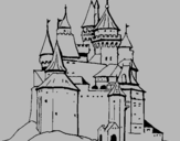 Dibuix Castell medieval pintat per adrian murillo