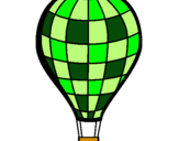 Dibuix Globus aerostàtic pintat per anna