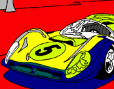 Dibuix Automòbil nº 5 pintat per Alonso