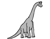 Dibuix Braquiosauri pintat per natàlia  reixach  alvarez