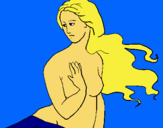 Dibuix Venus pintat per pepa
