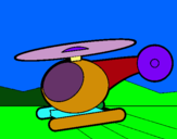 Dibuix Helicòpter petit  pintat per MIRIAM
