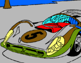 Dibuix Automòbil nº 5 pintat per gerard