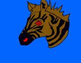 Dibuix Zebra II pintat per eric