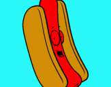 Dibuix Hot dog pintat per ESTELA