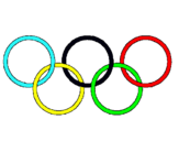 Dibuix Anelles dels jocs olímpics pintat per guep  esports
