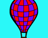 Dibuix Globus aerostàtic pintat per claudia anguita sole