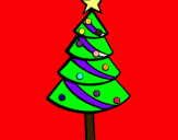 Dibuix Arbre de nadal II  pintat per aina  marce  fernandez