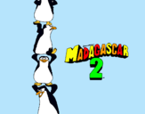 Dibuix Madagascar 2 Pingüins pintat per neula6