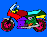 Dibuix Motocicleta pintat per eric garcia