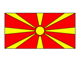 Dibuix República de Macedònia pintat per pere p@yet roc@