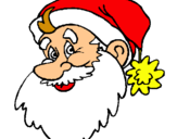 Dibuix Cara del Pare Noel pintat per  guillem