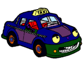 Dibuix Herbie taxista pintat per pol Farre