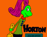 Dibuix Horton - Sally O'Maley pintat per ARI