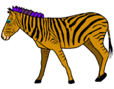 Dibuix Zebra pintat per GUERAU
