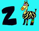 Dibuix Zebra pintat per JUDIT